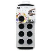 Wholesale - Edge 2pk Silicone Ice Cube Tray Jumbo Round Black C/P 12, UPC: 190131121597